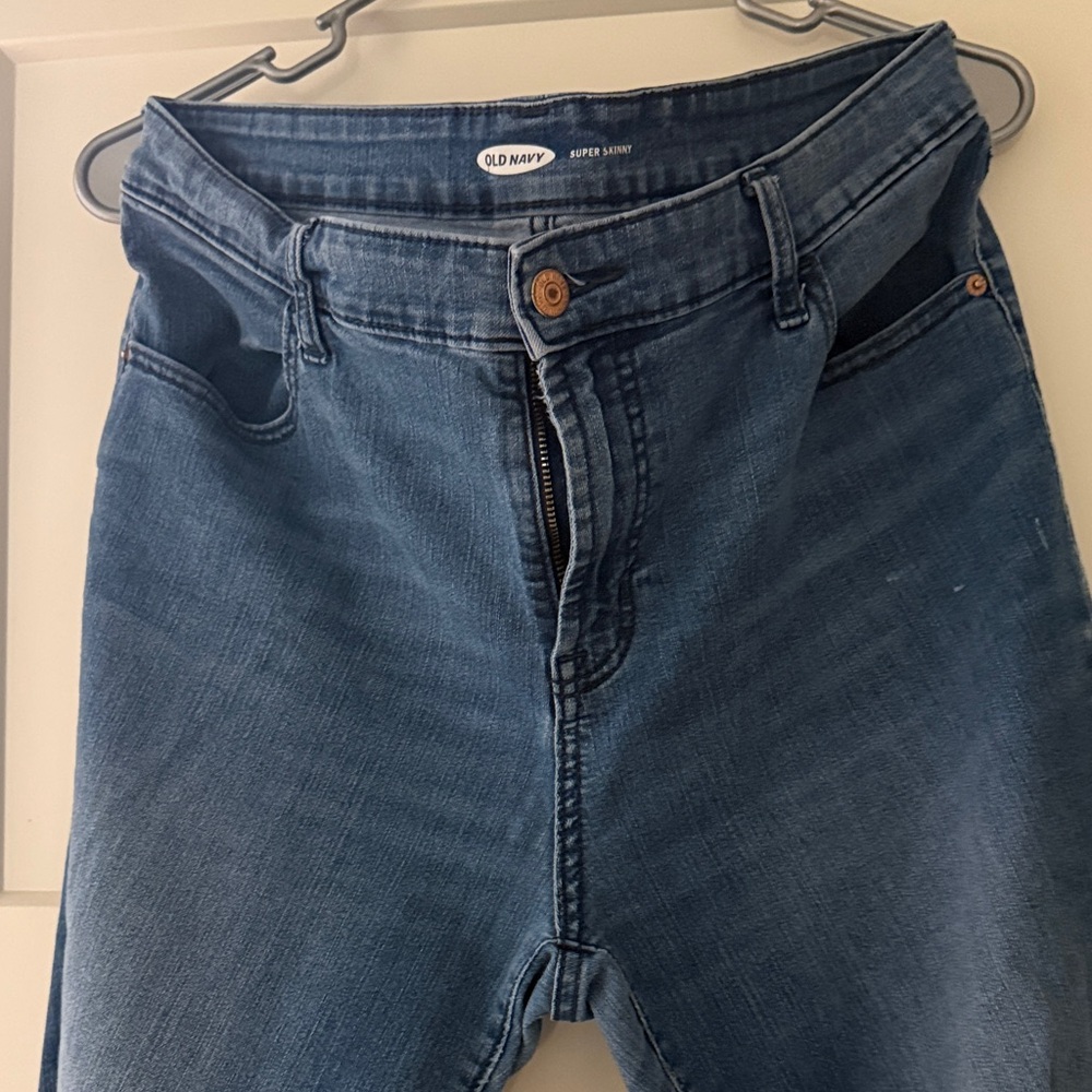 Old Navy Women's Deep Blue Skinny Jeans
